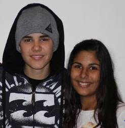 I met Justin Bieber on the 26th April && Reece Mastin on the 15 December... i love my life :)