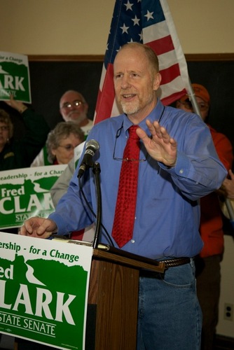 State Representative Fred Clark is a small business owner and a rural farm resident He is running for the 14th State Senate District.