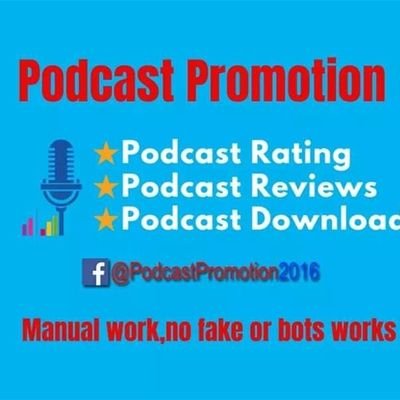 Hey guys , I am a expert podcast promoter. i have 6 years experience on promoting podcast . I also works on soundcloud and podbean promoting. i can give toprank