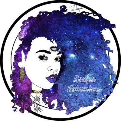 BougieBohemians's profile picture. 💆🏽‍♀️Energy Healer🧘🏽‍♀️Yogi🌜Moon Magic Goddess🔮Medium🧝🏾‍♀️Alchemist💎Handmade 1 of a Kind Crystal Jewels & Metaphysical Tools for Bougie Bohemians