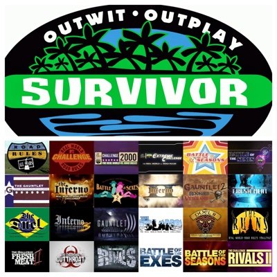 Reality Shows. Survivor, The Real World, Road Rules and The (RW/RR) Challenge are the originals and WILL ALWAYS BE the best! ALWAYS! #Survivor #TheChallenge