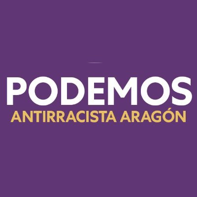 Área de multiculturalidad y políticas contra el racismo de Podemos Aragón.

✊🏼✊🏽✊🏾✊🏿
Somos #Antirracistas. Cuenta oficial de Podemos Antirracista en Aragón