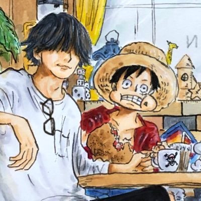 ★まったり更新。原作・ジャンプ派。★ONE PIECE / BUMP OF CHICKEN / 伊坂幸太郎 / ラーメンズ ★イラスト依頼はリプかDMください。相談・見積りだけでもお気軽に。★instagram→ https://t.co/rsl54FCpPa