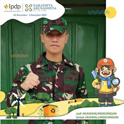 Indonesian Army Officer
Married