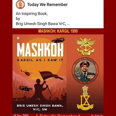 Brigadier from Indian Army who commanded 17 JAT during Kargil war in 1999 and was awarded Vir Chakra. Authored MASHKOH: Kargil as I Saw it @ amazon.