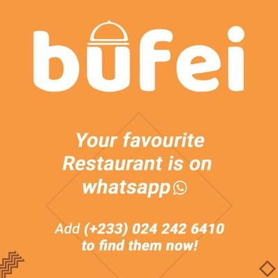 Bufeigh is a limited liability company incorporated in https://t.co/OWRliZIhBT has a database of restaurants where customers can order food through WhatsApp.