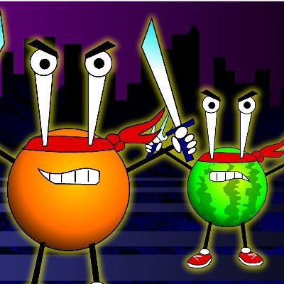 Ninja Fruits with Slug Eyes from Dimension X™️®️©️ comic book series from 1994 from https://t.co/vPRiXA8CqH