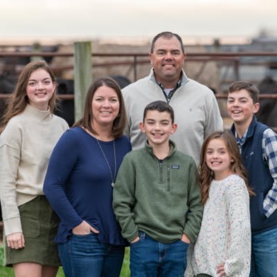 Raising Angus cattle and a family in central Illinois