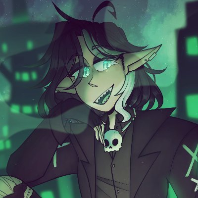 Skullie/Tox | 21 | Any pronouns | Mouse Owner | I occasionally post art and gush about my wife | -PP PracticallyVoid -BG by AvoidCrow