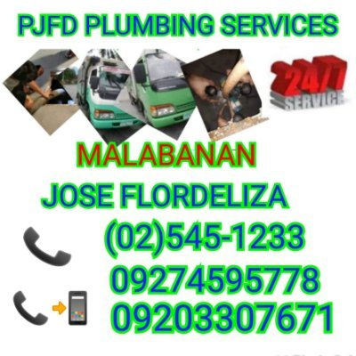 @IN HOME SERVICES!
PJFD MALABANAN PLUMBING SERVICES
-SIPHONING
-DECLOGGING
-MANUAL CLEANING
-TUBERO
Negotiable price with waranty.
Serving in any point of Luzon