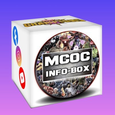 InfoboxMcoc's profile picture. Marvel Contest of Champions/ MCOCINFO/ Official MCoC Fan Page International 🌏