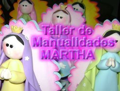 En el Taller de Manualidades Martha nos dedicamos a la creacion y venta de manualidades principalmente hechas en Pasta Flexible.