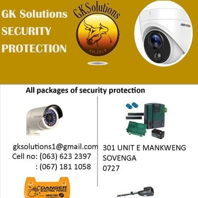 WE SPECIALIZE WITH THE FOLLOWING SERVICES

.CCTV CAMERAS SUPPLY & INSTALLATION 
.GATE MOTOR SUPPLY & INSTALLATIO
.ELECTRIC FENCE
.GARDEN & DECOR
.PAVING & KERPS