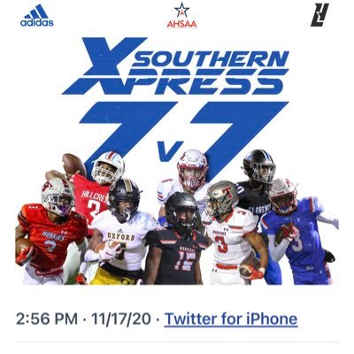 A 501c3 Nonprofit Organization with Pipeline to College & The NFL Official Twitter Page of SouthernXpress Inc The Premiere 7v7 teams in the country @domxsports