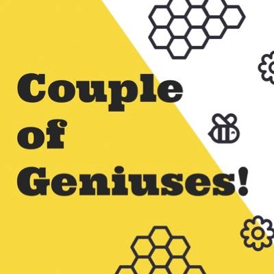 geniuscouple's profile picture. A daily play-along podcast with two idiots (comedians Ellie Hino and Casey Nelson) about the NYT Spelling Bee game.