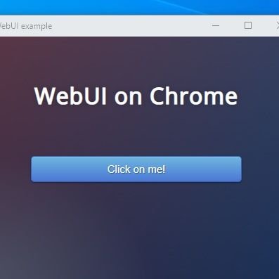 webui_library's profile picture. WebUI - Make any web browser as UI.
https://t.co/1iYnU9EESx