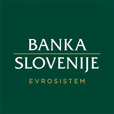 Centralna banka Republike Slovenije in članica Evrosistema.
Central bank of the Republic of Slovenia and member of the Eurosystem.
