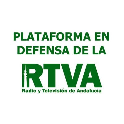 DefensaRtva's profile picture. Plataforma en Defensa de la Radio y Televisión pública de #Andalucía.
Canal Sur de toda y para toda la ciudadanía andaluza
📢 #DefiendeRTVA #ServicioPúblico📻📺
