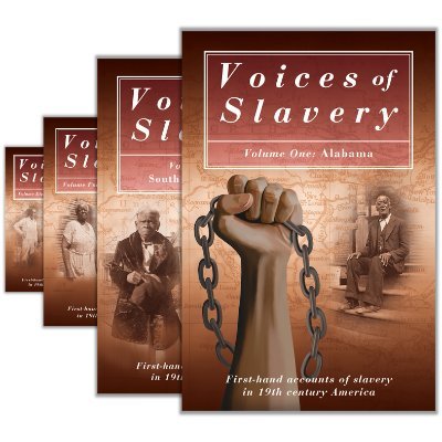 Over 2200 first-hand accounts of slavery in 19th century America, in a series of brand-new books, from interviews with former slaves