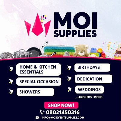 MOI supplies