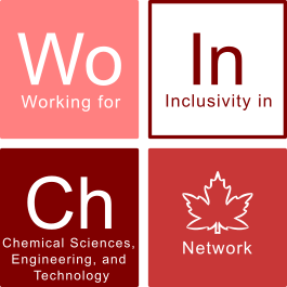 Canadians Working for Inclusivity in Chemical Sciences, Engineering and Technology. Promoting inclusivity, equity, & diversity by connecting groups across 🇨🇦