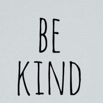 Be the kind kid
Be the change