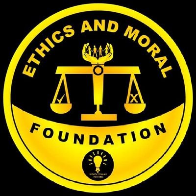 Official twitter account for Ethics and Moral Foundation.
United for Ethics and Moral Values for a better generation.
Email: info@ethicsandmoral.org