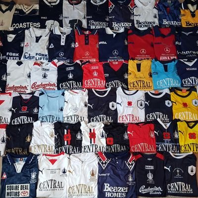 Matchworn/issue Falkirk Shirts. Trying to collect one of every shirt. Looking to buy pre-1991 Spall, Patrick, Umbro or unbranded matchworn Falkirk shirts