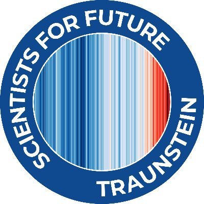 RG im Landkreis Traunstein der @sciforfuture, einem überparteilichen Zusammenschluss von Wissenschaftler*innen, die sich für den Schutz des Klimas einsetzt