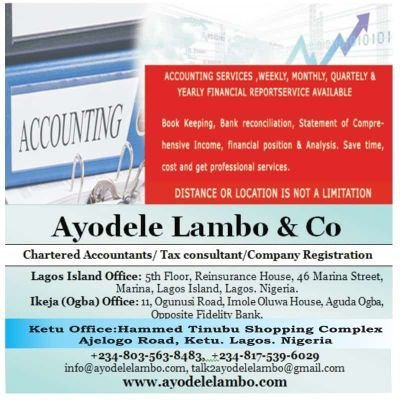 Audit, Tax, Accounting Services, CAC-Registration/Documentation, NGO, Foundation, Club, School, Biz Name, etc