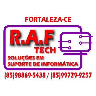 RAFTECH4's profile picture. RAF TECH - Empresa seriada em Fortaleza no Ceará, atua no mercado de serviços e comercio de reparação de computadores em geral