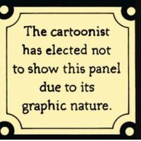 Garfield but the middle panel is censored (@garfieldgraph) 's Twitter Profile