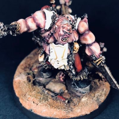 infamous Grot loonking. dealer of 192 wounds. owner of too many grots