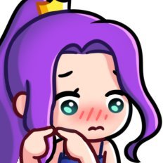 Crown Princess Violet. M-maybe you can call me Violet. 👑 model/rigging: @/laisen020 Art: #CrownViolArt