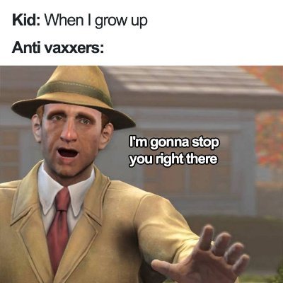 Account made for making anti-vaxers feel stupid with their fake arguments and the spread of fake news about vaccines.