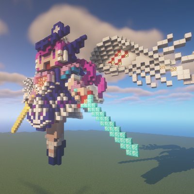 Super Robot Hololive Minecraft 咆哮 るしあ初号機 This One With Something Boingboing 潤羽るしあ 絵クロマンサー るしあ設計図