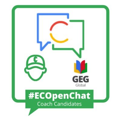 #ECOpenChat is a learning community of coaches that shares resources and engages in book studies, open chats, & monthly meetings. 
#GoogleEC @GlobalGEG