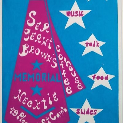 Coffeehouse operated by Boston Draft Resistance Group in the 60's to resist Vietnam war. #Resist oppression and war on the left as well as right