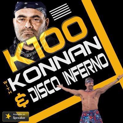 This is the official K100 w/ Konnan & Disco X page! Follow us here for updates on the show, Patreon, YouTube, K Dogg, Disco, Feeney, & friends of the show!