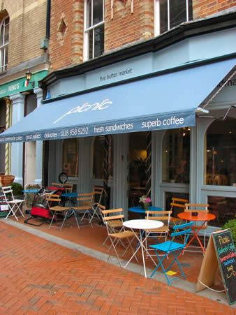 Visit our independently run, locally sourced, ethical cafe at 5 Butter Market in Reading town centre!