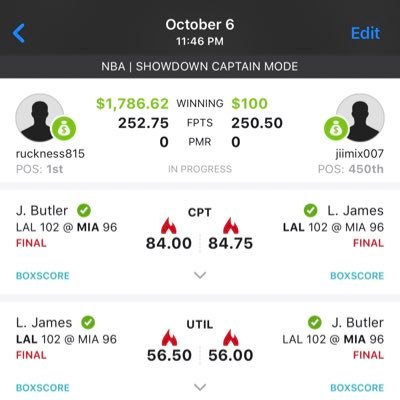 Daily Fanduel Lineups. NFL, NBA, and MLB. Follow and put notifications on to get daily plays. Signup on ParlayPlay with code CONSULT. Or use the link below.
