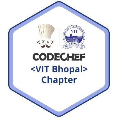 codechefvitb's profile picture. CodeChef VIT Bhopal Chapter is a club run and maintained by the official chapter leaders and mentored by CodeChef themselves.