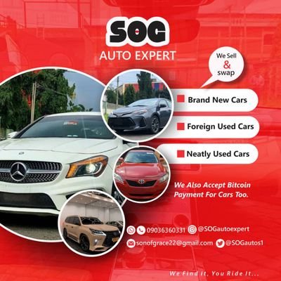 CAR DEALER : WE SELL/MARKET BRAND NEW|FOREIGN USED OR NIGERIAN USED CARS, AND OFFER A WIDE RANGE OF CUSTOMER SERVICE CALL or https://t.co/nMV2pmYe5Y