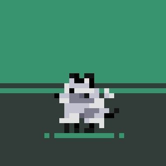 Dipping my paws into pixel art (Dog pun)