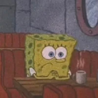 Bob esponja sad