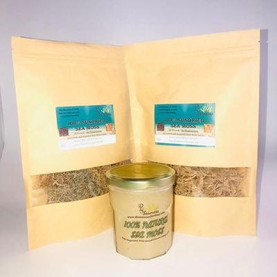 Organic & vegan seamoss from St Lucia! We sell seamoss wholesale and retail, which comes directly from the volcanic island of St Lucia.