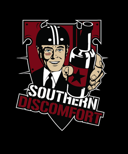 Southern Discomfort is a mens roller derby league based in southern England (training in London). 

We're currently looking for new recruits, get in touch!