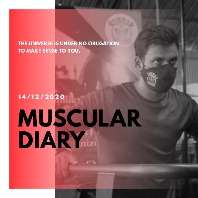 MuscularDiary's profile picture. Don't place some vague moral judgement on yourself based on what others might think. Don't waste your energy.