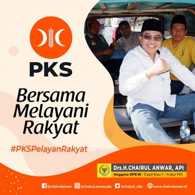 chairul_riau's profile picture. Akun Pribadi | Anggota DPR RI |  Fraksi PKS DPR RI | Dapil Riau 1 | IG: @chairul.anwar.pks