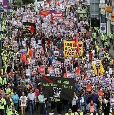 Unite Against Fascism campaigns against the far right eg 'Tommy Robinson' & other racist & fascist individuals & organisations. Follow @uaf & @AntiRacismDay